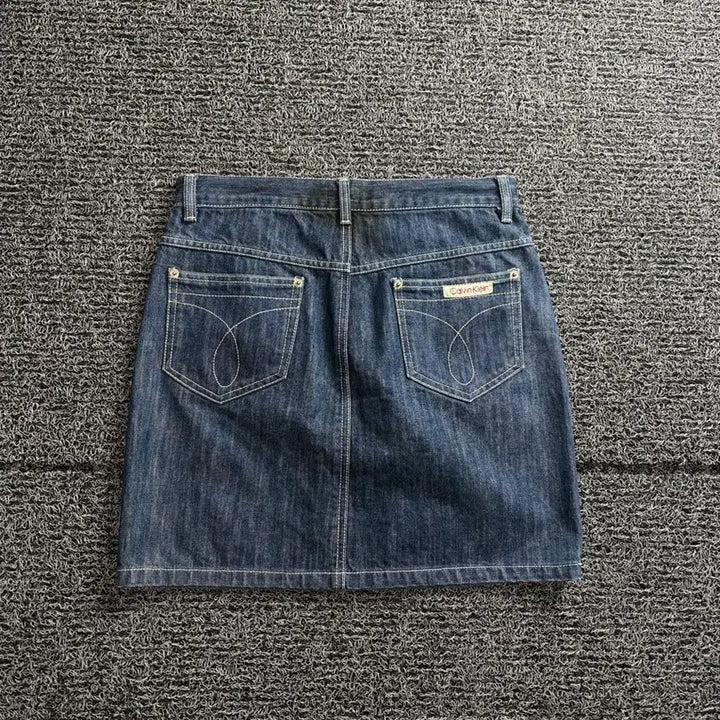 [BUNJANG] Calvin Klein Y2K Denim Mini Skirt / 00s 캘빈클라인 Y2K 아카이브 데님 미니 스커트 3415