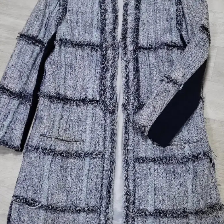 [BUNJANG] Time Tweed Long Jacket / 타임 트위드 롱 자켓