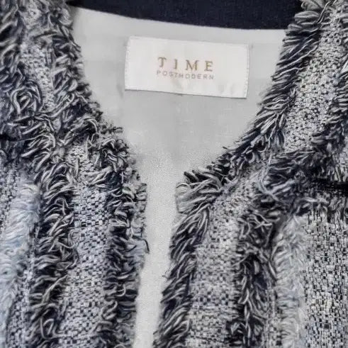 [BUNJANG] Time Tweed Long Jacket / 타임 트위드 롱 자켓