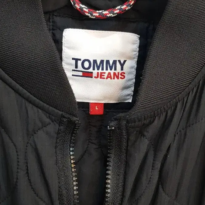 [BUNJANG] Tommy Jeans Quilted Bomber Jacket L / 타미진스 퀼팅 봄버점퍼L