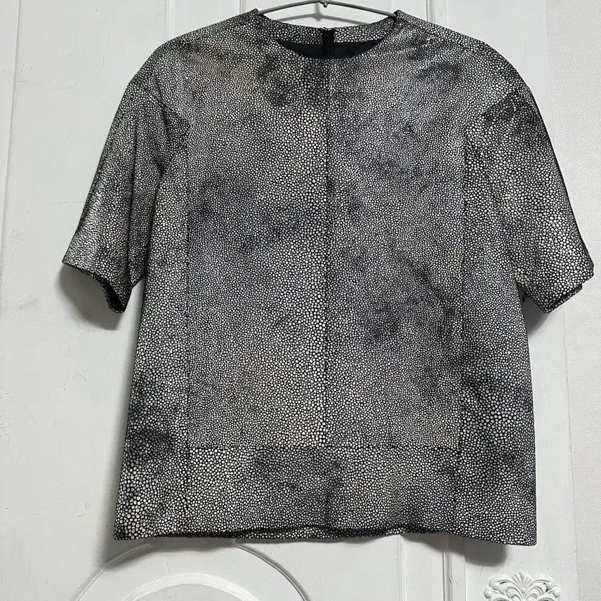 [BUNJANG] MM6 Sheepskin Short Sleeve T-shirt / MM6 쉽스킨 반팔티