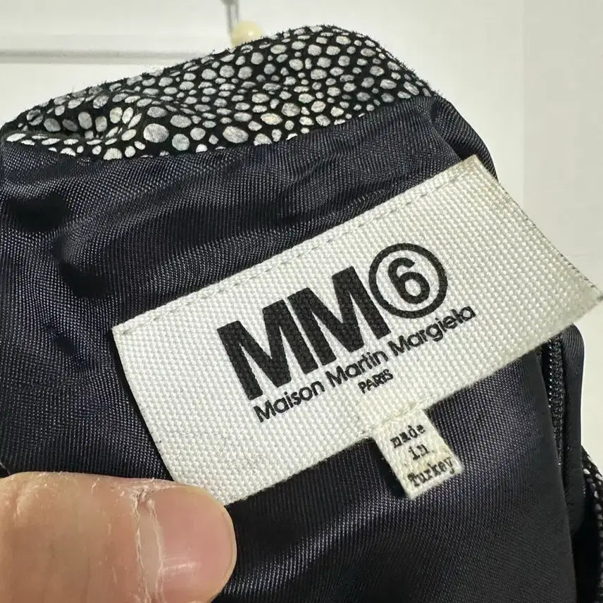 [BUNJANG] MM6 Sheepskin Short Sleeve T-shirt / MM6 쉽스킨 반팔티