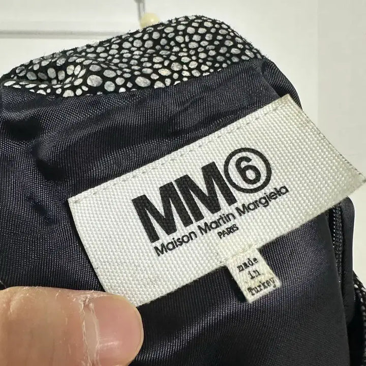 [BUNJANG] MM6 Sheepskin Short Sleeve T-shirt / MM6 쉽스킨 반팔티