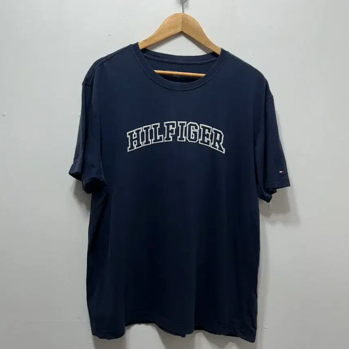 [BUNJANG] Tommy Hilfiger Navy Logo T-shirt L / 타미힐피거 네이비 로고 반팔 티셔츠 L