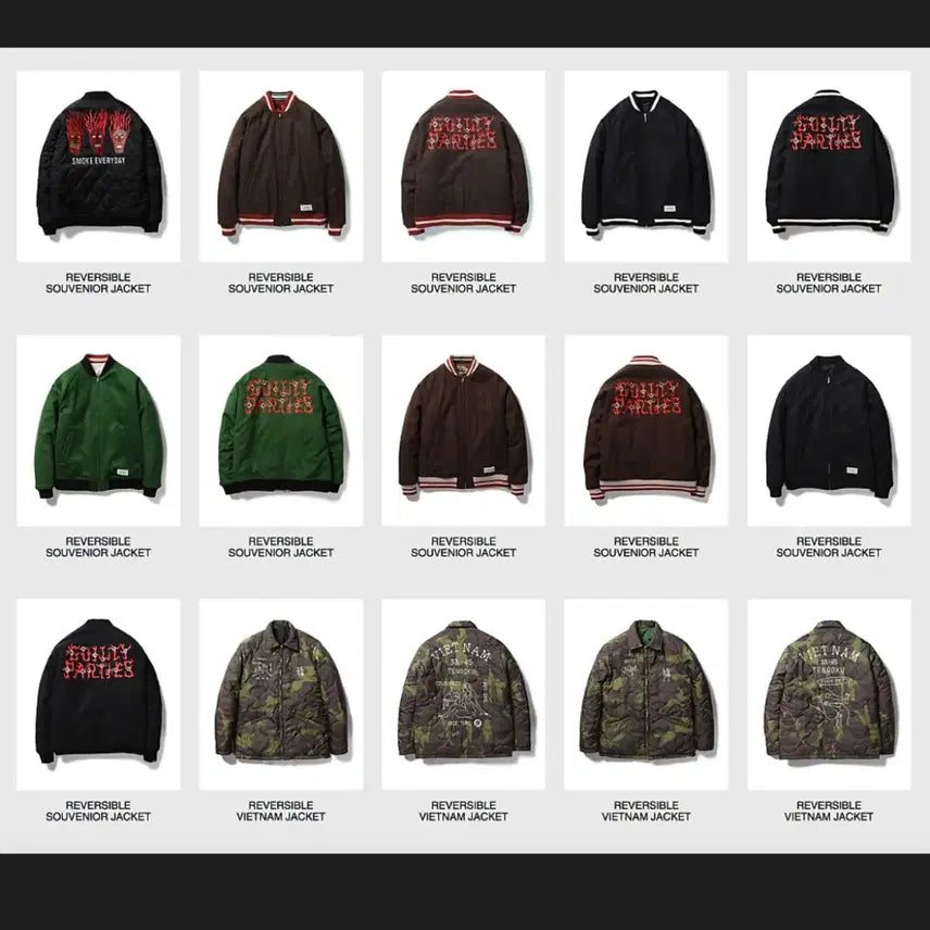 [BUNJANG] Wacko Maria Reversible Souvenir Sukajan Jacket 17FW / 와코마리아 리버시블 수베니어 스카쟌 자켓 17FW