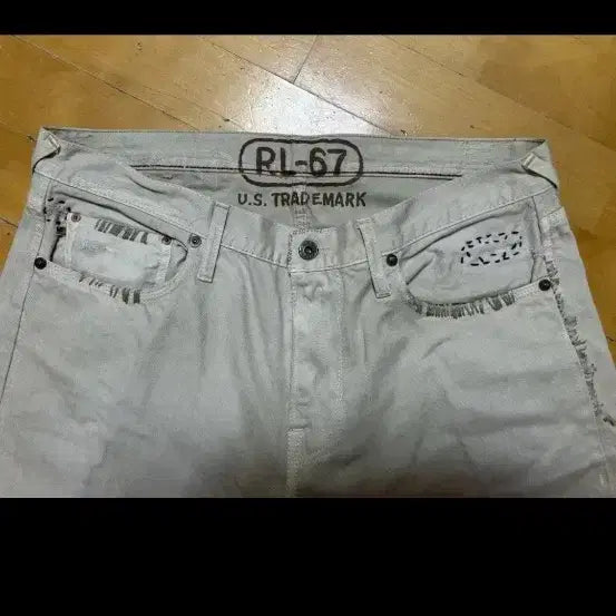 [BUNJANG] Polo Beige Denim Jeans 34 / 폴로 베이지 데님 진 34