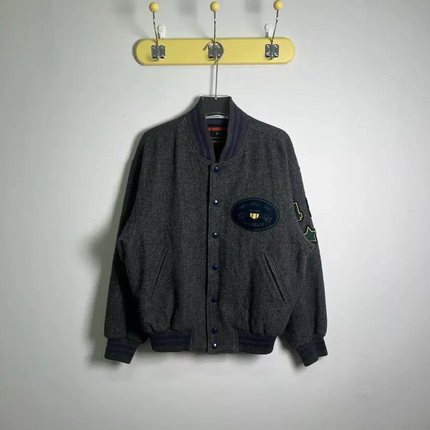 [BUNJANG] McGregor Wool Varsity Jacket / 90&