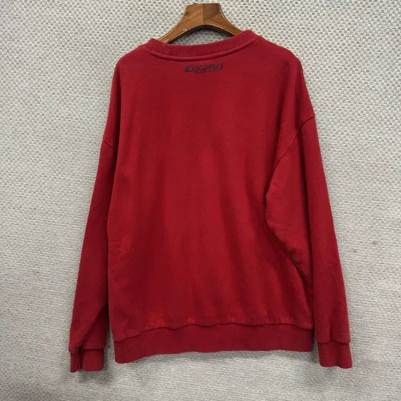 [SOLD OUT] 디스커버리 자수로고 약기모 캐주얼 맨투맨 105 M13266