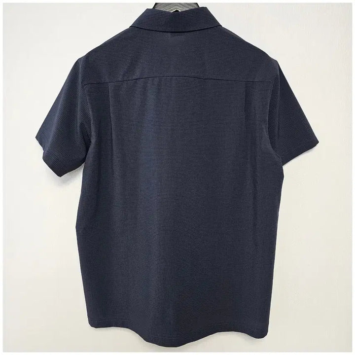 [SOLD OUT] 휠라 네이비 반팔 카라 티셔츠 100