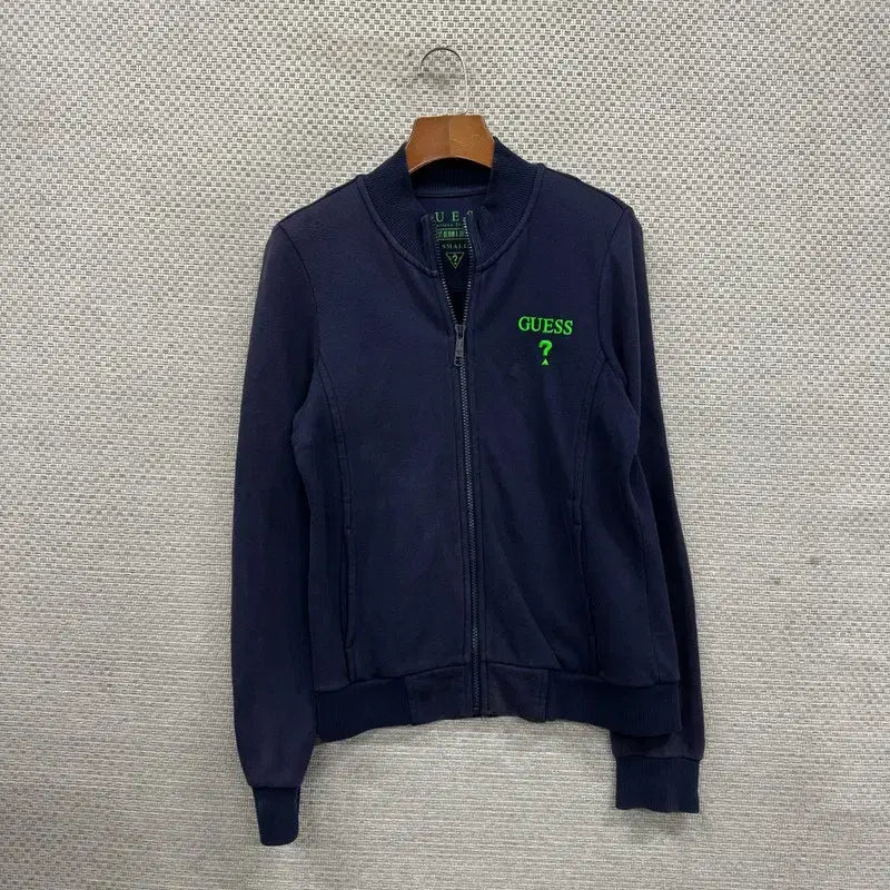[BUNJANG] Guess Casual Zip-up Jacket / 게스 무지 캐주얼 집업 자켓 S M13242