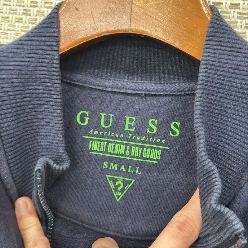 [BUNJANG] Guess Casual Zip-up Jacket / 게스 무지 캐주얼 집업 자켓 S M13242