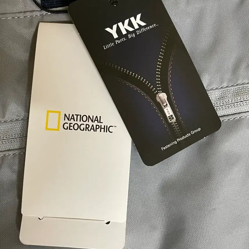 [BUNJANG] National Geographic String Backpack L/GREY / 내셔널지오그래픽 스트링 백팩 L/GREY 새상품, 택 달림