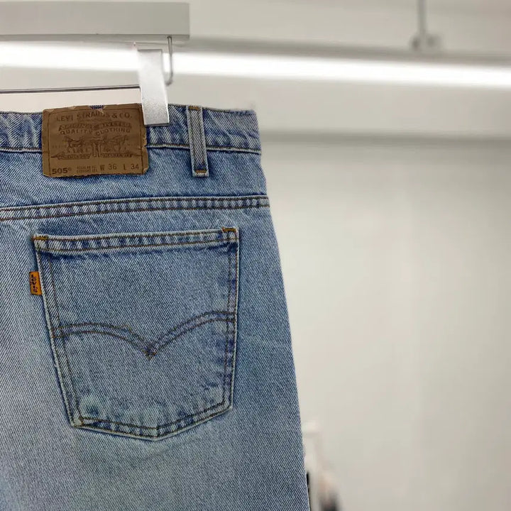 [SOLD OUT] Levis505 90s Orange Tab 34사이즈 a4476