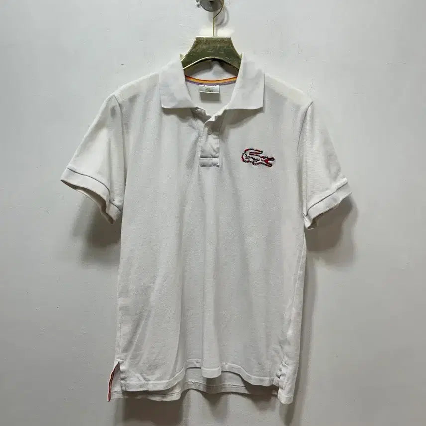 [SOLD OUT] 라코스테 화이트 반팔 폴로티 M