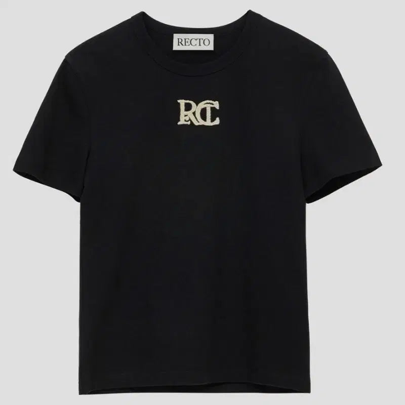 [SOLD OUT] RECTO RC로고 블랙 반팔 티셔츠
