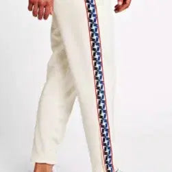 [BUNJANG] Nike Air Max Taped Track Top Pants - Ivory White / 나이키에어맥스 풀탭 테이프드 트랙탑팬츠 M 올드스쿨룩 폴1300