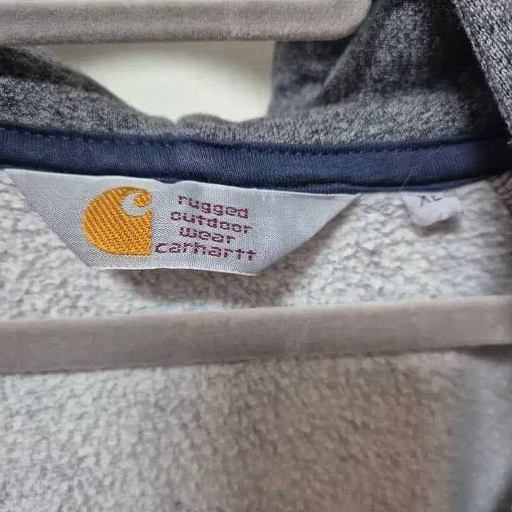 [BUNJANG] Carhartt XL Grey Hooded Zip-up Jacket / 칼하트 XL 사이즈 후드집업 그레이