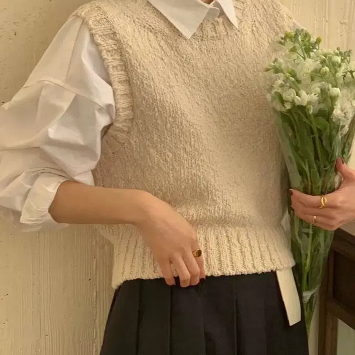 [BUNJANG] Generic Vest / 조끼 프리사이즈