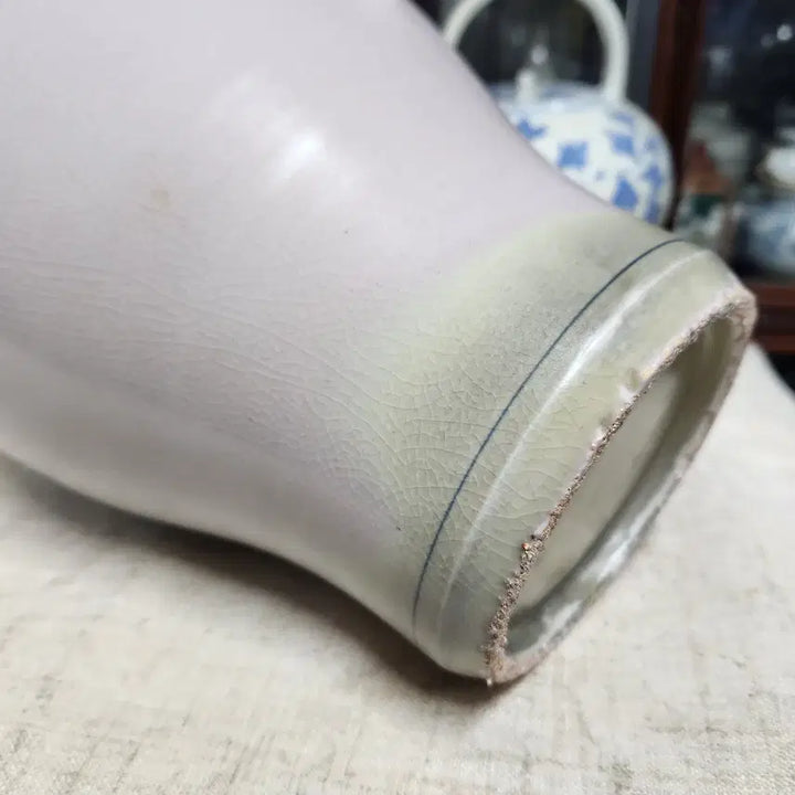 [BUNJANG] Celadon Porcelain Cloud Crane Vase / 청화백자 운학문호(준)