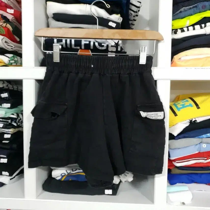 [BUNJANG] Black Cargo Shorts Women&
