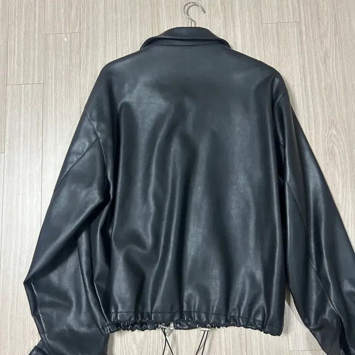 [BUNJANG] Black Leather Jacket / 블랙 레더  자켓
