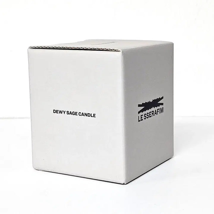 [BUNJANG] Le Sserafim Dewey Sage Candle / (미개봉 양도) 르세라핌 듀이 세이지 캔들 향초