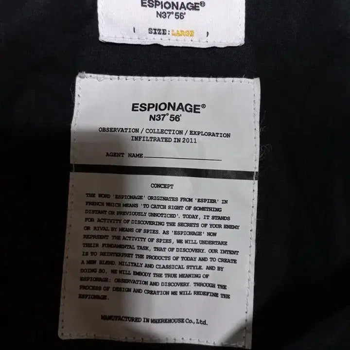 [BUNJANG] Espionage Diamond Quilted Men&