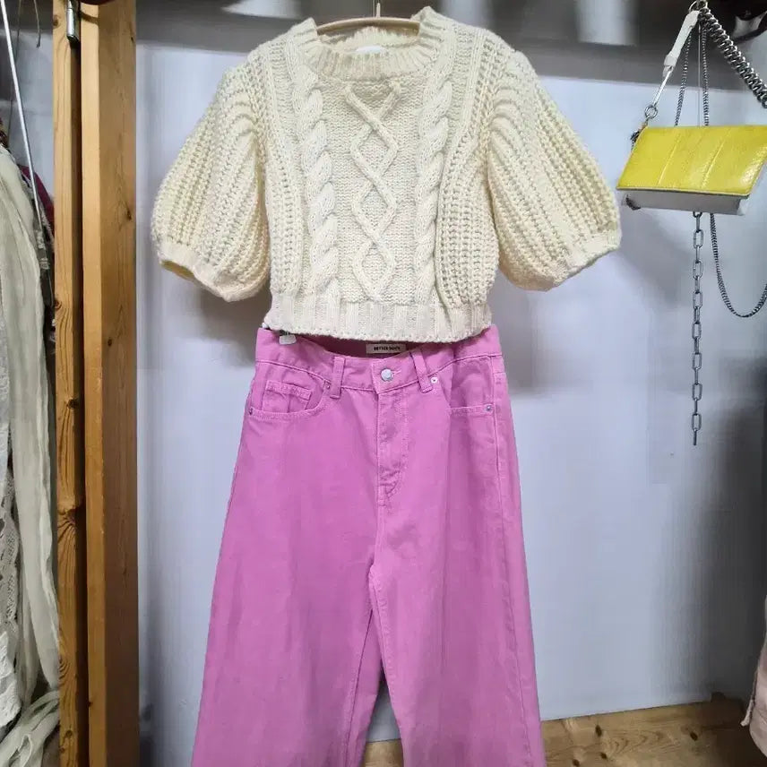 [BUNJANG] Ozweego Second Balloon Puff Knit / 오즈 세컨 벌룬 퍼프니트
