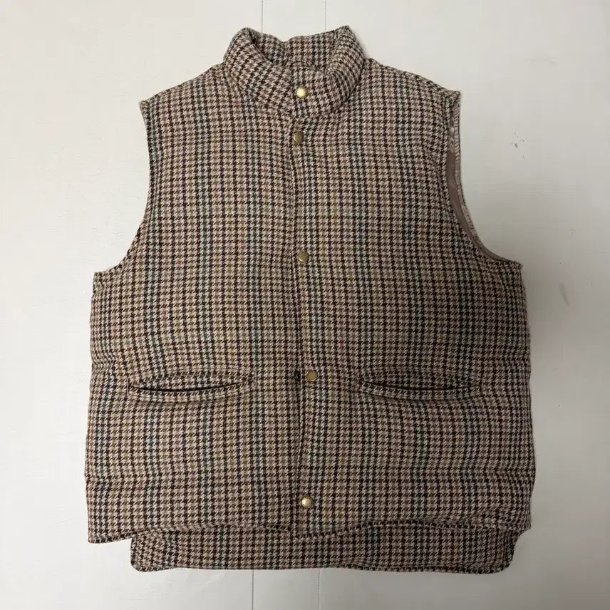 [BUNJANG] Aimé Leon Dore Tweed Padded Vest / 에임레온도르 트위드 패딩 베스트 L