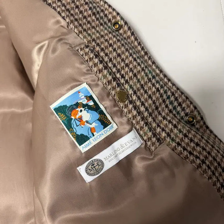 [BUNJANG] Aimé Leon Dore Tweed Padded Vest / 에임레온도르 트위드 패딩 베스트 L