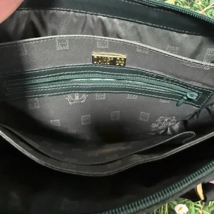[BUNJANG] Daks Check Green Tote Bag / 닥스 체크 그린 서류가방 토트백