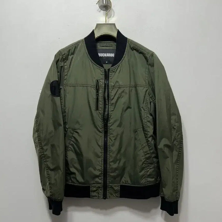 [BUNJANG] BUCKAROO Khaki Bomber Jacket S / BUCKAROO 카키색 봄버 자켓 점퍼 S