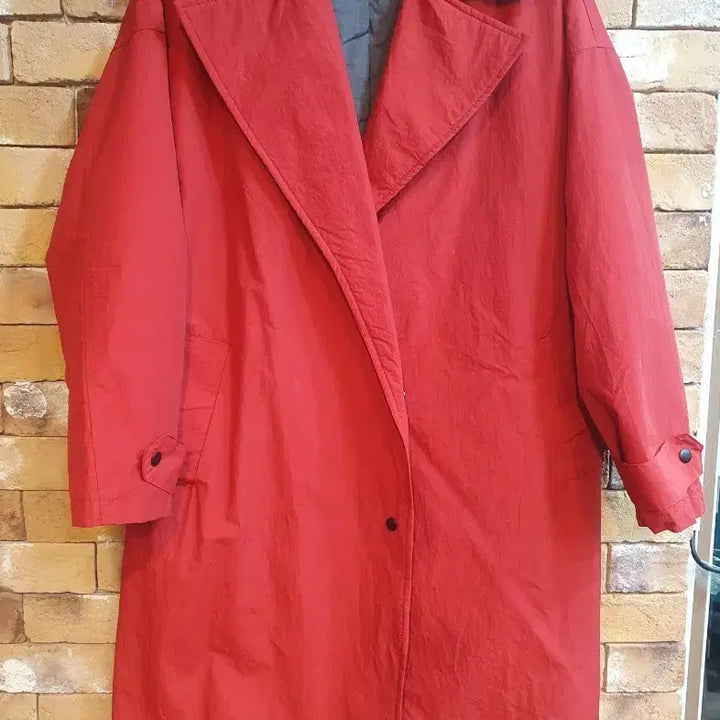[BUNJANG] MARRON Red Trench Coat - Women&