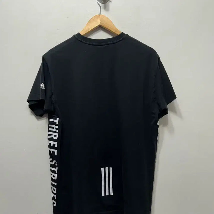 [BUNJANG] Adidas Tri-Stripe Black T-Shirt (Size M) / 아디다스 삼선 블랙 반팔 티셔츠 M