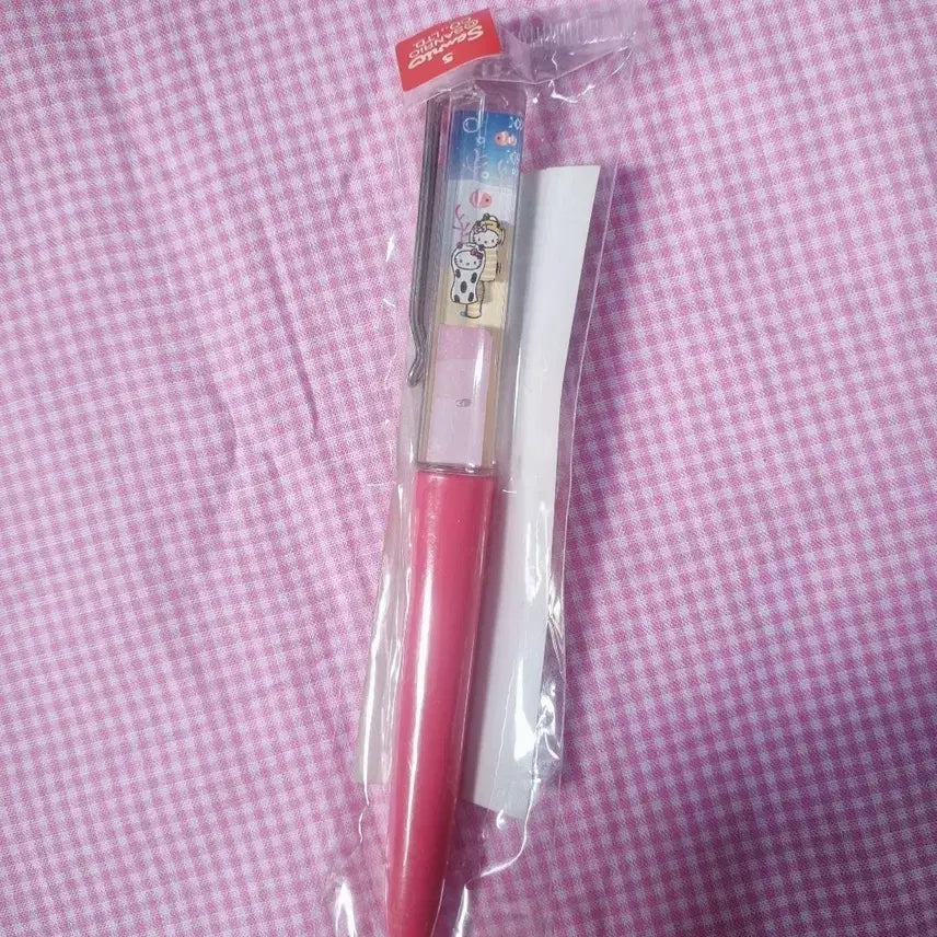 [BUNJANG] Rare Vintage Hello Kitty Action Ballpoint Pen (Eel) / 희귀 레어 고전 키티 붕장어 볼펜 액션 키티