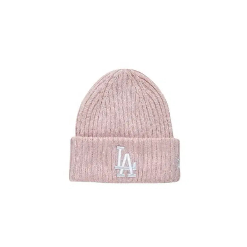 [BUNJANG] MLB LA Dodgers Pink Short Beanie / mlb 숏비니 핑크 LA다저스