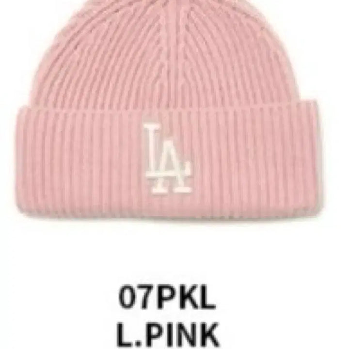 [BUNJANG] MLB LA Dodgers Pink Short Beanie / mlb 숏비니 핑크 LA다저스
