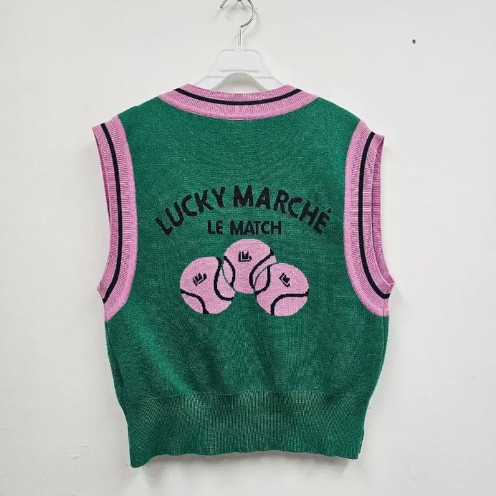 [SOLD OUT] 럭기마르쉐 V넥 크롭 니트 조끼
