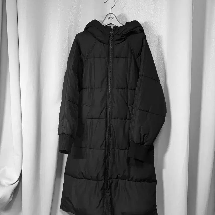 [BUNJANG] TBJ Hooded Long Padded Jacket Black XL / TBJ 후드 롱 패딩 블랙 XL 가능 크게나옴
