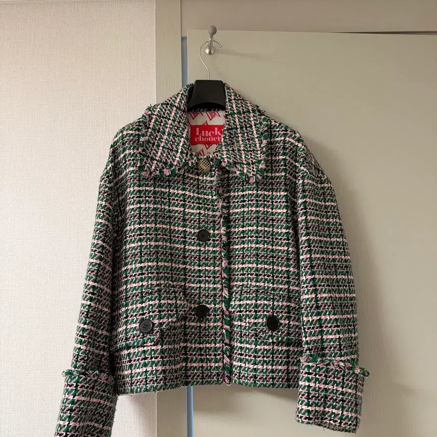 [BUNJANG] Lucky Chouette Tweed Jacket / 럭키슈에뜨 트위드 자켓