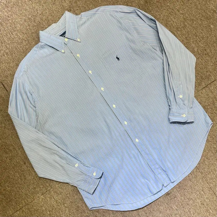 [BUNJANG] Polo Ralph Lauren Stripe Shirt Blake (L) / (L) POLO 폴로 랄프로렌 스트라이프 셔츠 블레이크