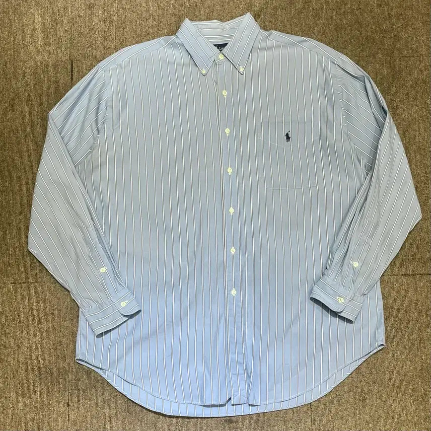 [BUNJANG] Polo Ralph Lauren Stripe Shirt Blake (L) / (L) POLO 폴로 랄프로렌 스트라이프 셔츠 블레이크