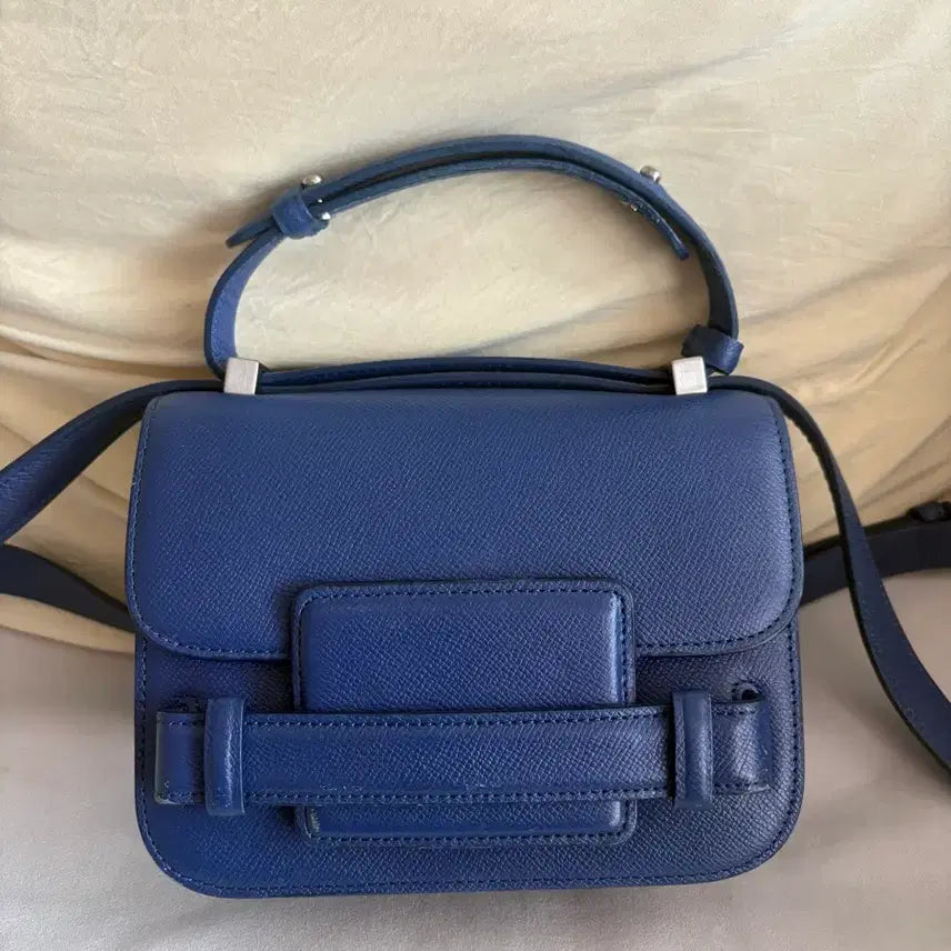 [BUNJANG] ORR Blue Mini Crossbody Tote Bag / 오르 ORR 블루 미니 크로스백 토트백