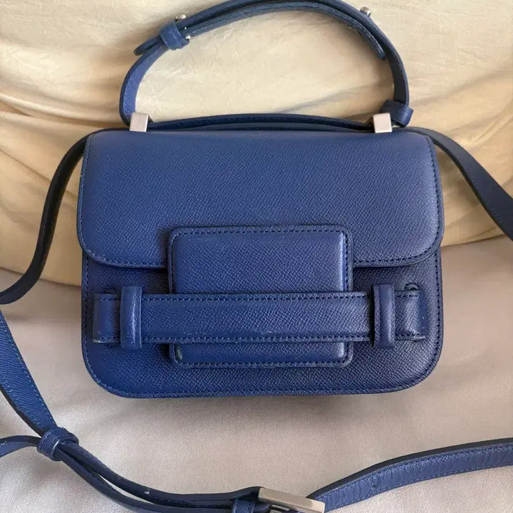 [BUNJANG] ORR Blue Mini Crossbody Tote Bag / 오르 ORR 블루 미니 크로스백 토트백
