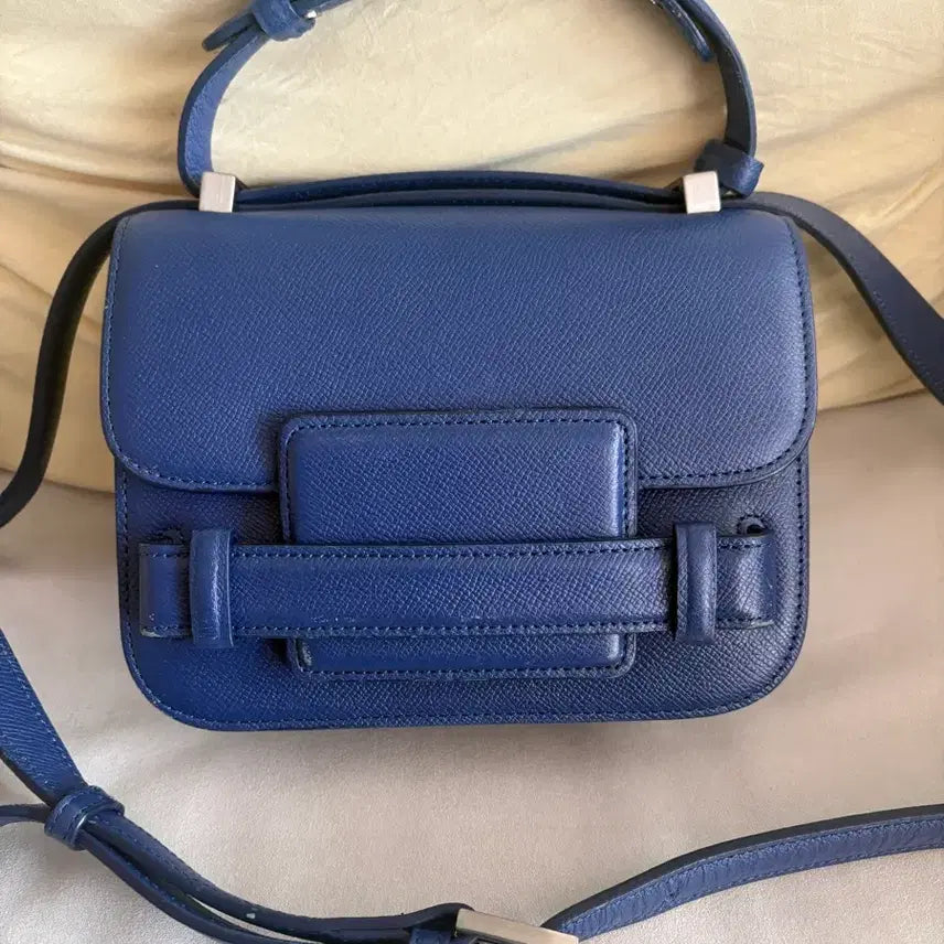 [BUNJANG] ORR Blue Mini Crossbody Tote Bag / 오르 ORR 블루 미니 크로스백 토트백