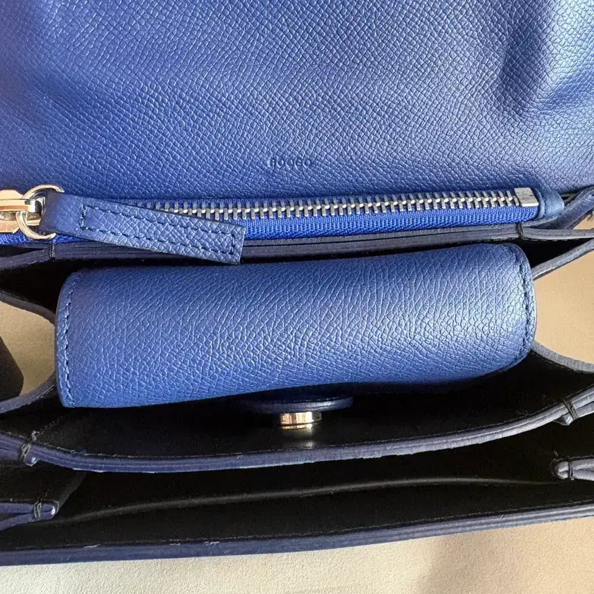 [BUNJANG] ORR Blue Mini Crossbody Tote Bag / 오르 ORR 블루 미니 크로스백 토트백