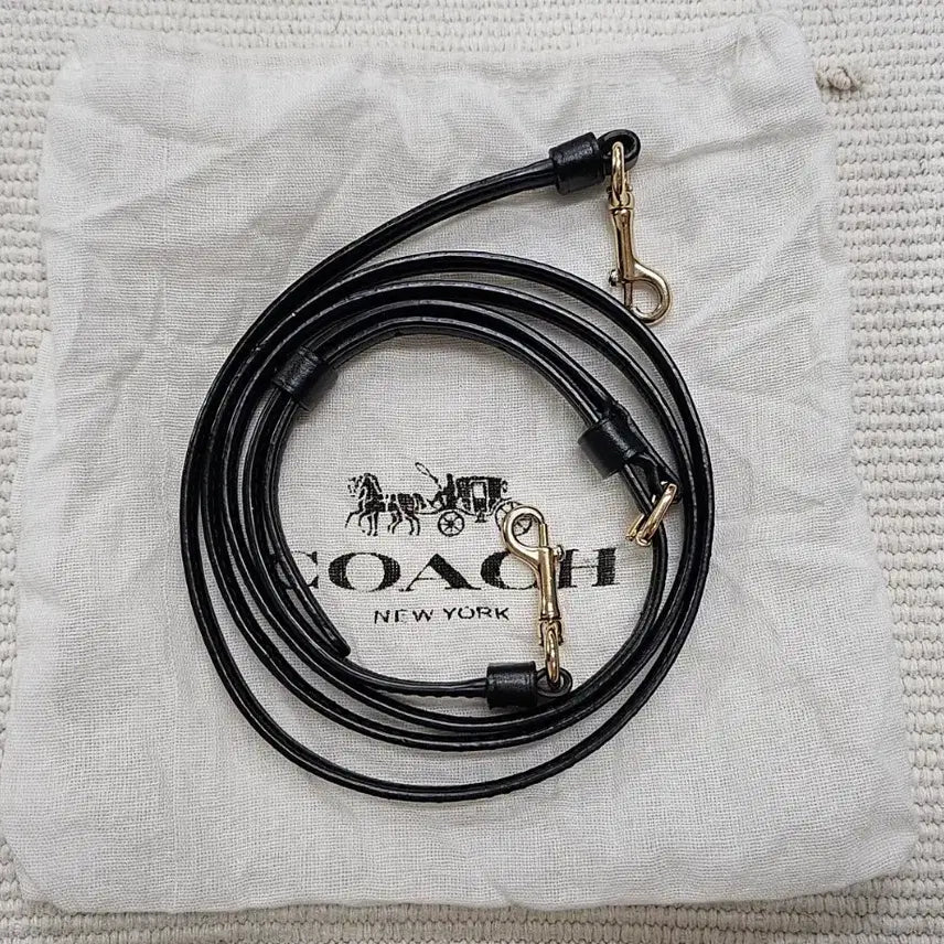 [BUNJANG] Coach Bag Strap Black / 코치 백 스트랩 블랙 Coach Bag Strap Black