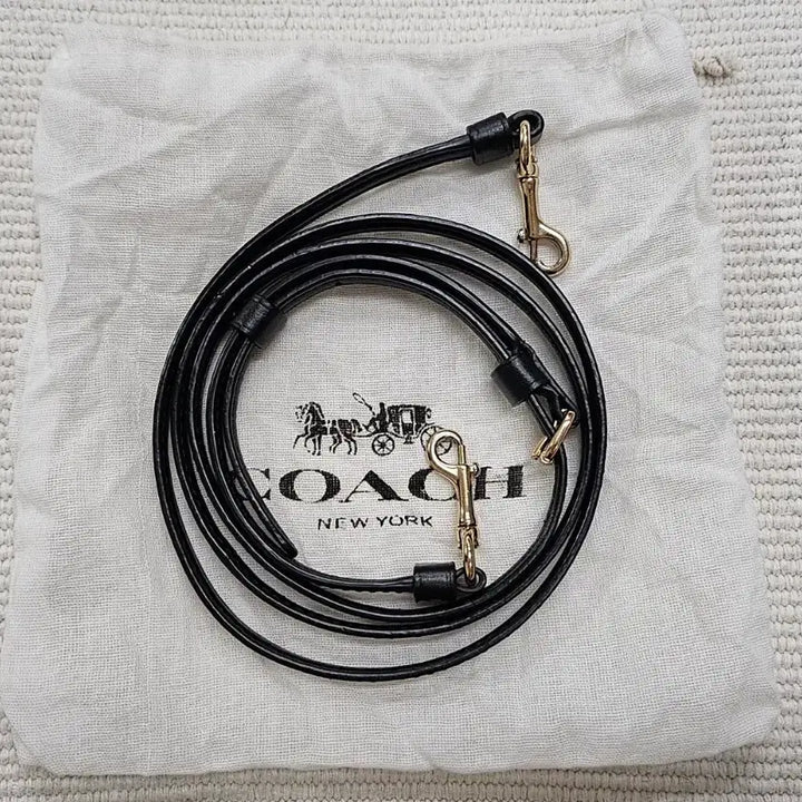 [BUNJANG] Coach Bag Strap Black / 코치 백 스트랩 블랙 Coach Bag Strap Black