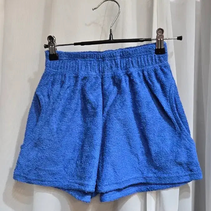 [BUNJANG] Blue Terry Cloth Shorts / 블루 타월지 반바지 숏팬츠