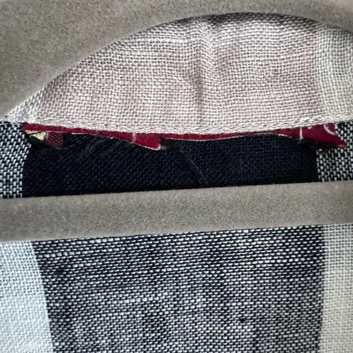 [BUNJANG] Burberry Check Linen Shirt M / 버버리 체크 리넨 셔츠 M